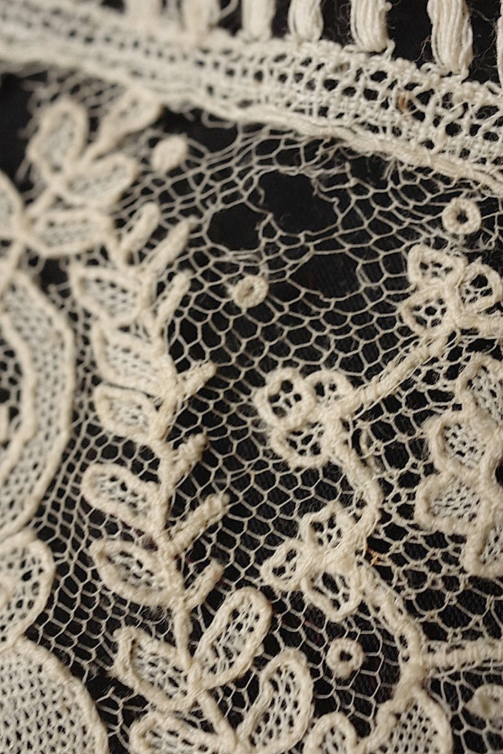 dentelle antique antique lace Bruxel 40+45+53cm