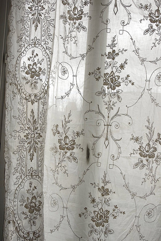 linge de maison antique アンティークカーテン 3 .FR a l'epoque