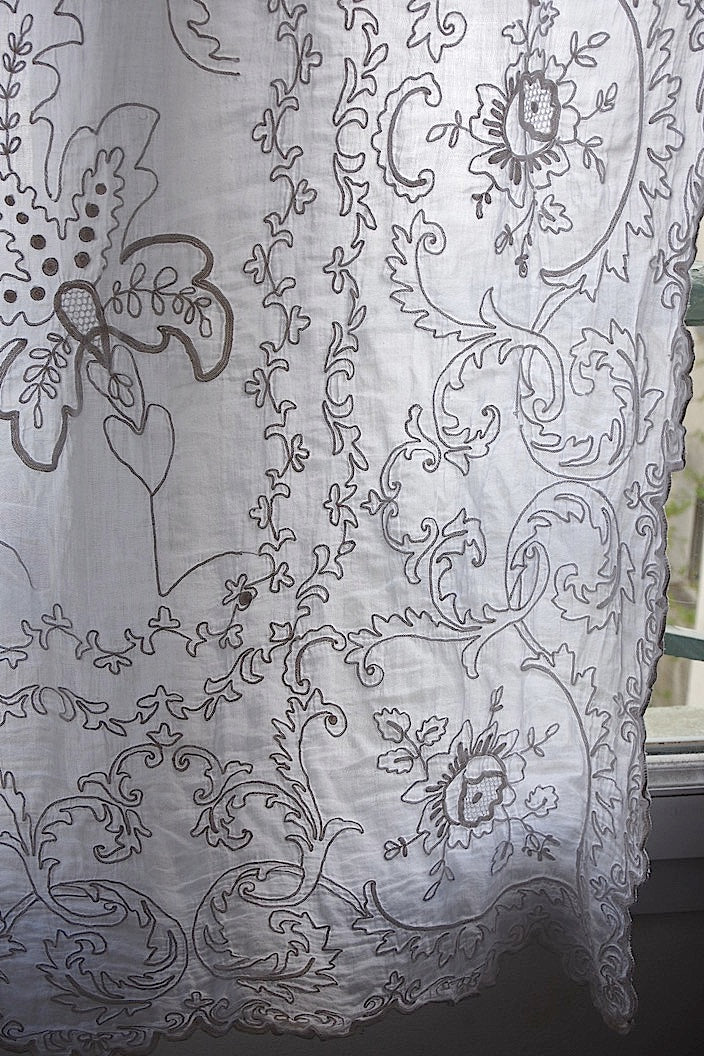 linge de maison antique アンティークカーテン 4 .FR a l'epoque