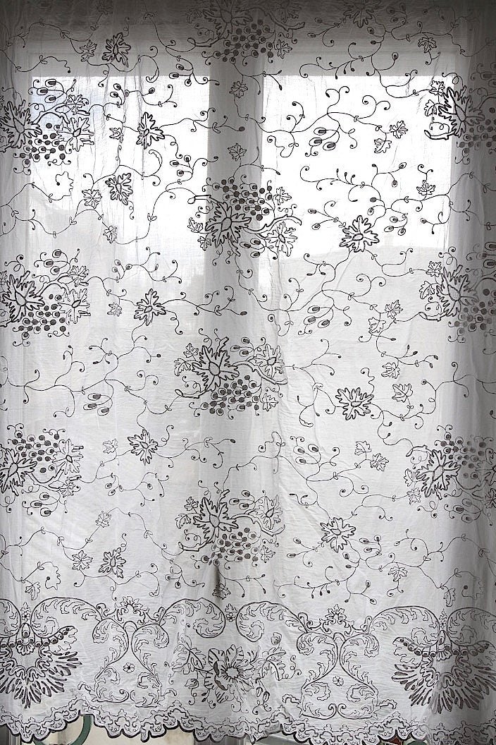 linge de maison antique アンティークカーテン 5 .FR a l'epoque