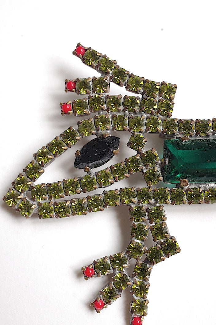 broche vintage ヴィンテージブローチ トカゲ .FR a l'epoque