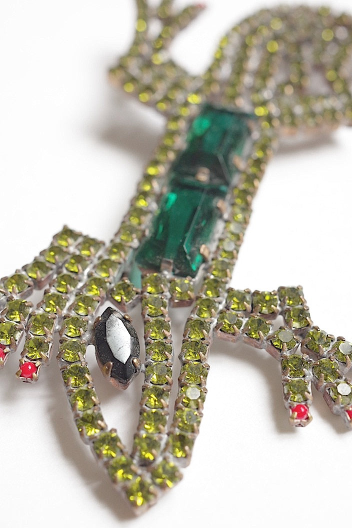 broche vintage ヴィンテージブローチ トカゲ .FR a l'epoque