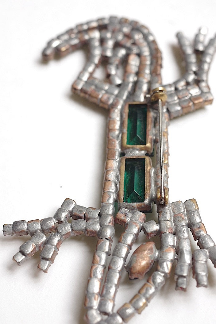 broche vintage ヴィンテージブローチ トカゲ .FR a l'epoque