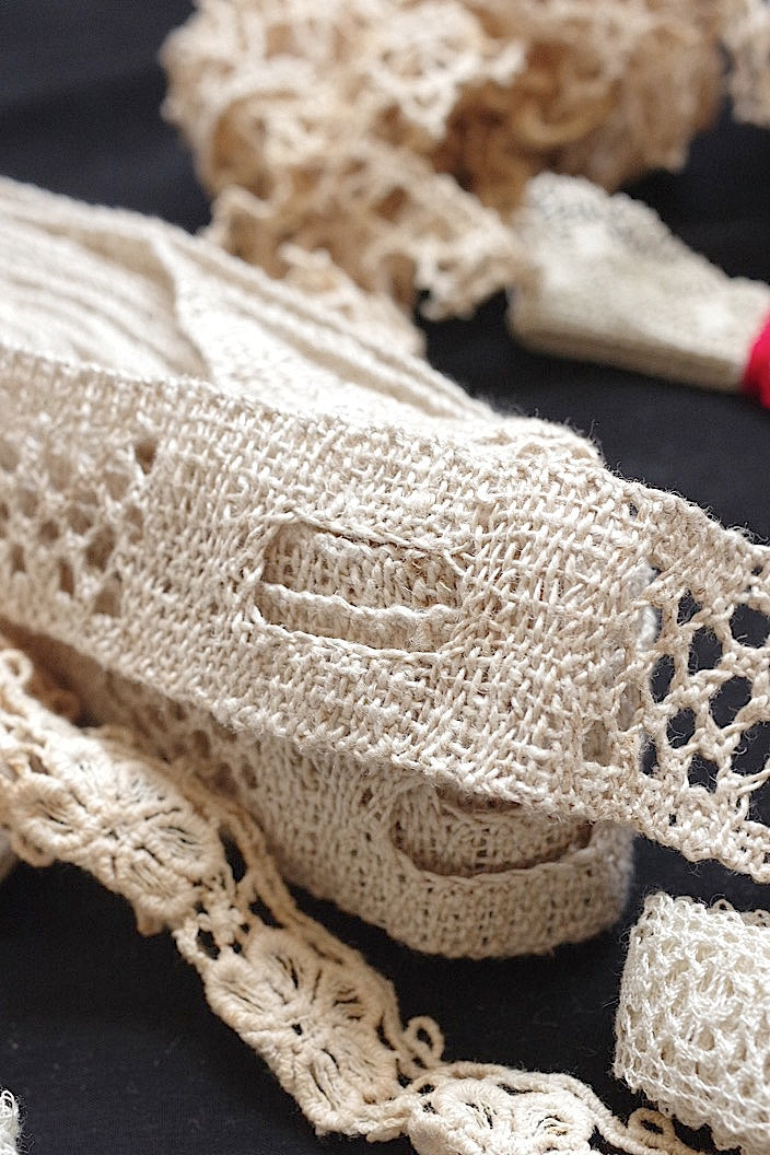 dentelle antique antique lace material lots4