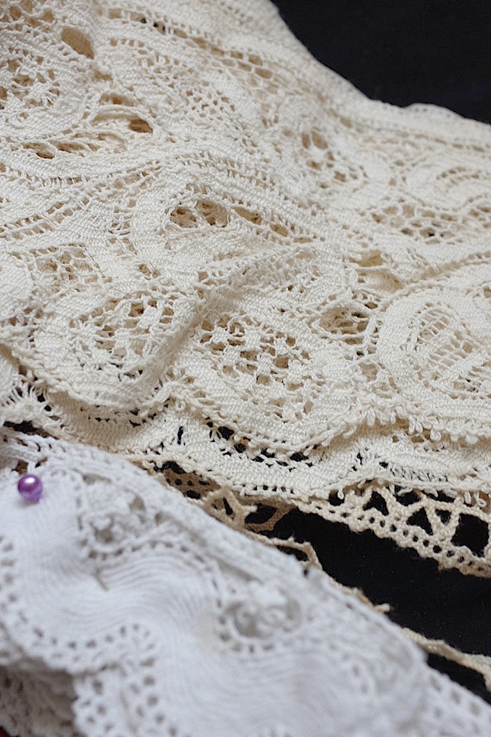 dentelle antique antique lace material lots4