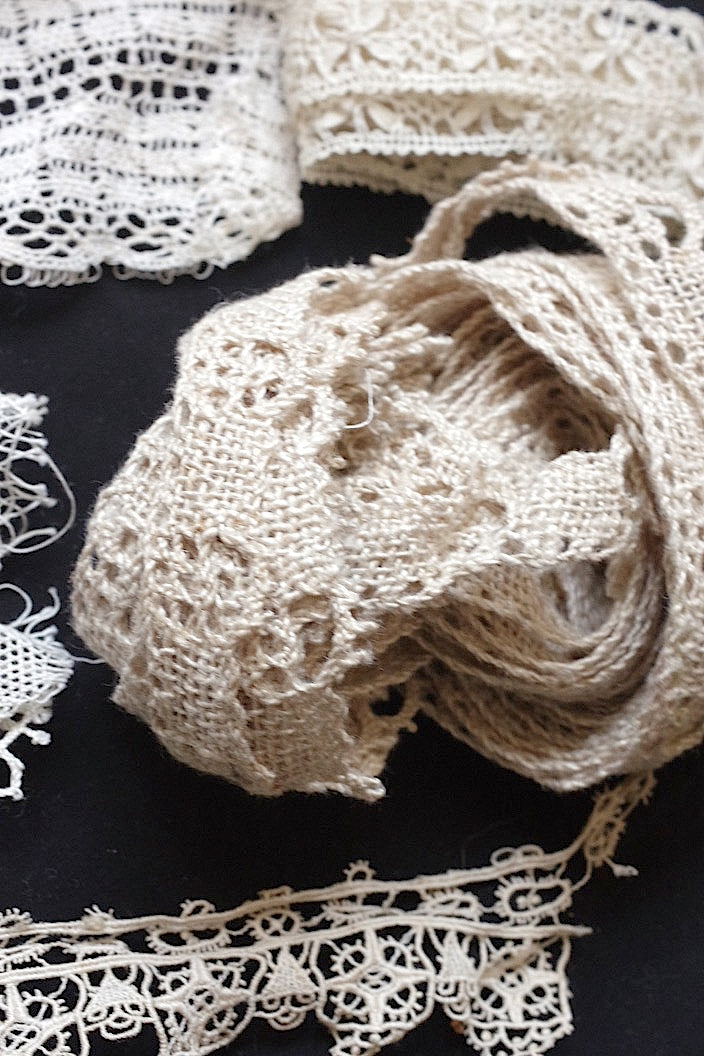 dentelle antique antique lace material lots4
