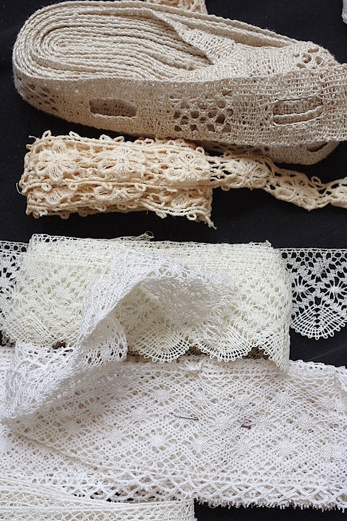dentelle antique antique lace material lots4