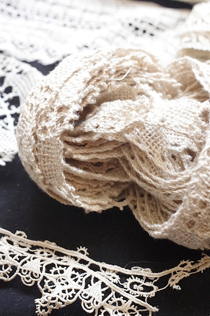 dentelle antique antique lace material lots4