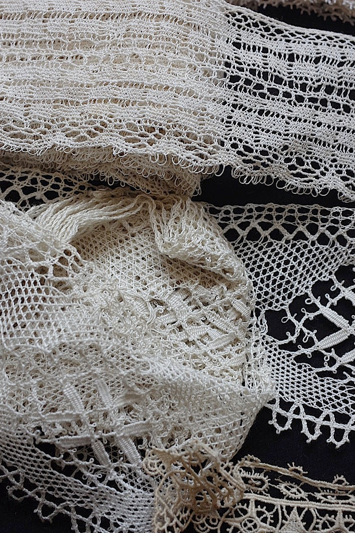 dentelle antique antique lace material lots4