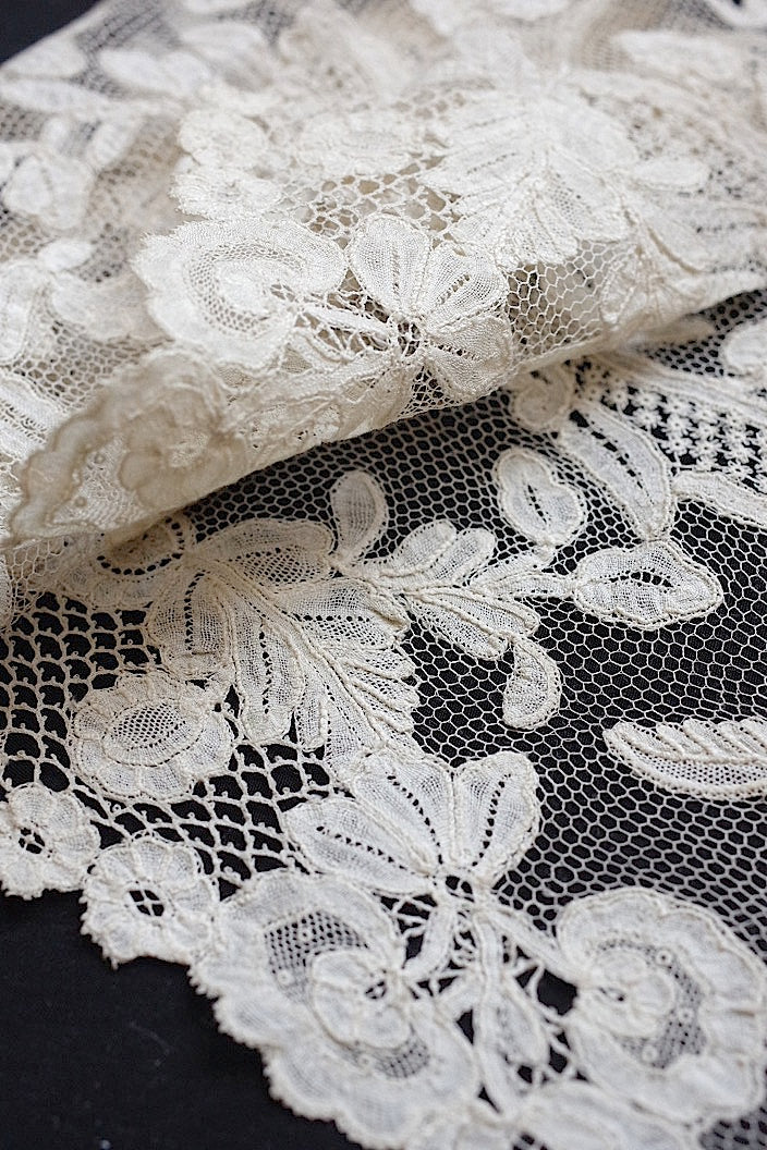 dentelle antique アンティークレース デヴォンハギレ1