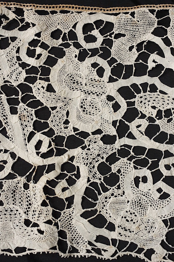 dentelle antique antique lace Flemish 206cm