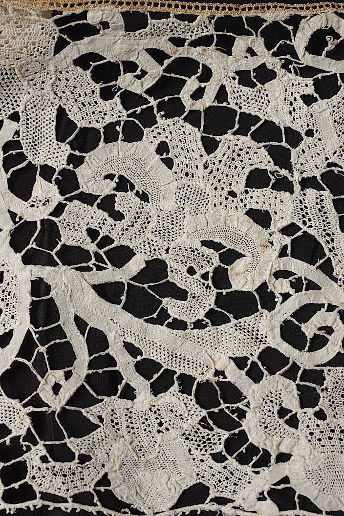 dentelle antique antique lace Flemish 206cm
