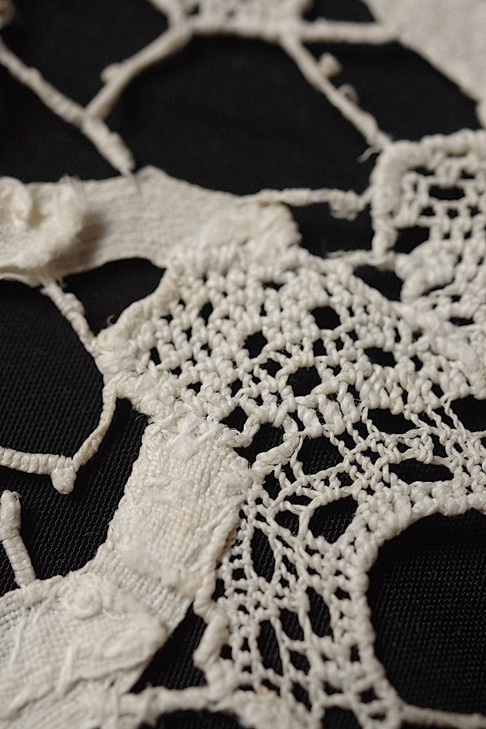 dentelle antique antique lace Flemish 206cm