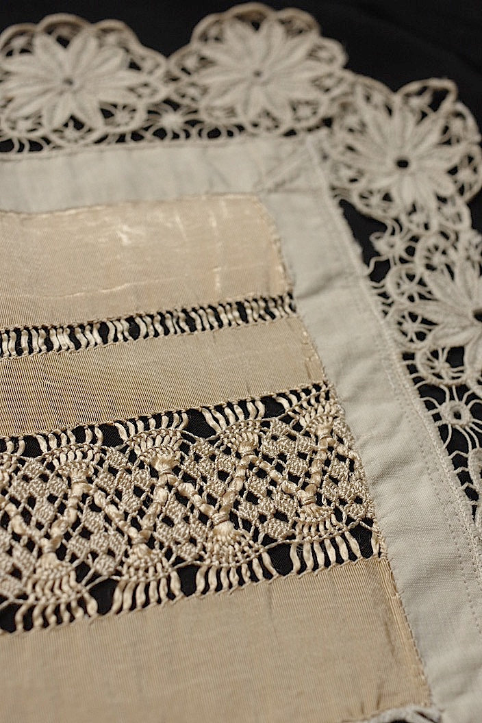 dentelle antique アンティークレース 刺繍クロス