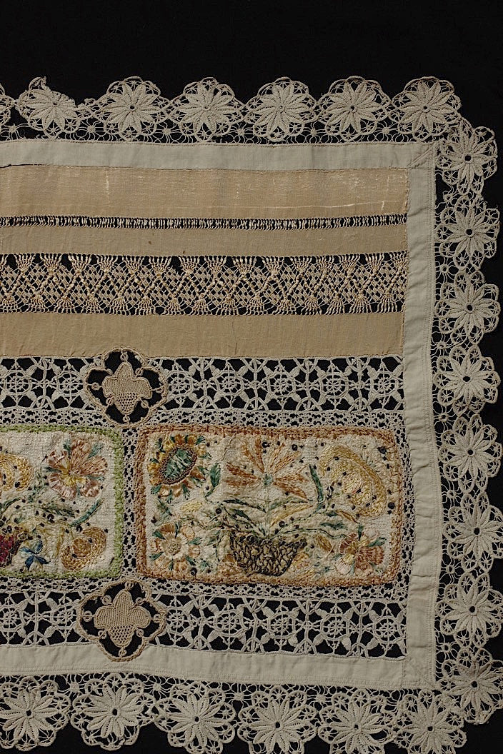 dentelle antique アンティークレース 刺繍クロス