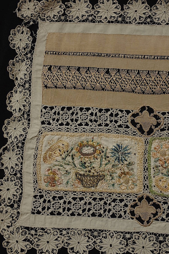 dentelle antique アンティークレース 刺繍クロス