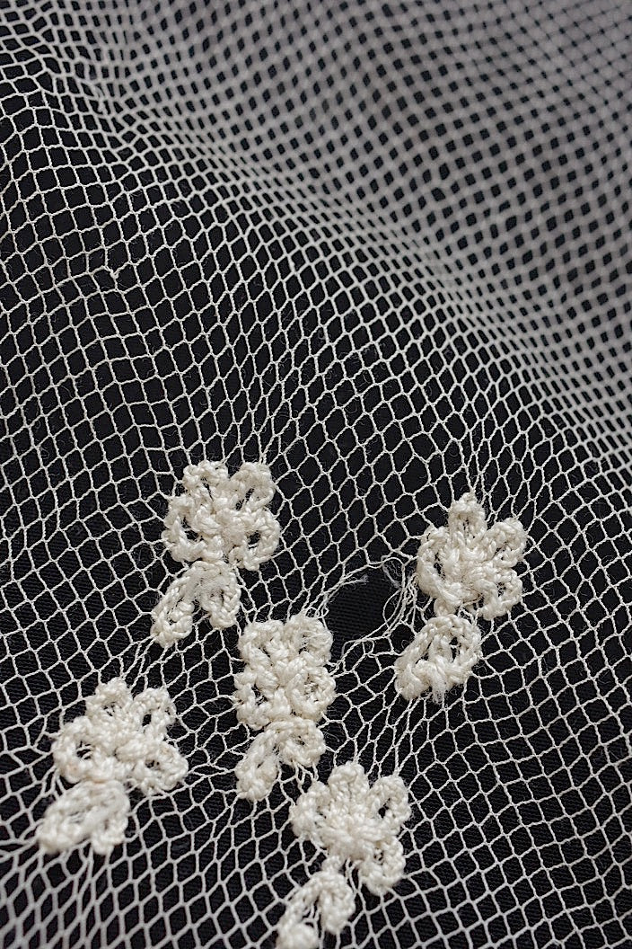 dentelle antique antique lace wide scrap