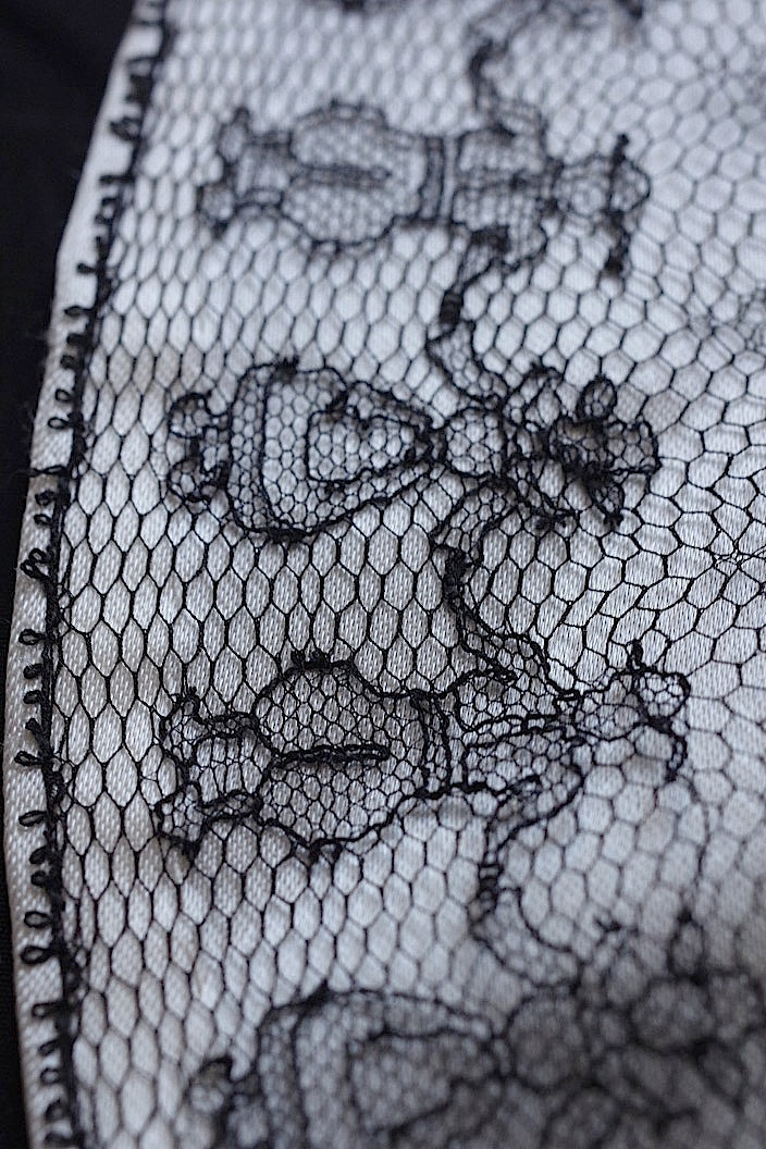 dentelle antique antique lace pleats human pattern