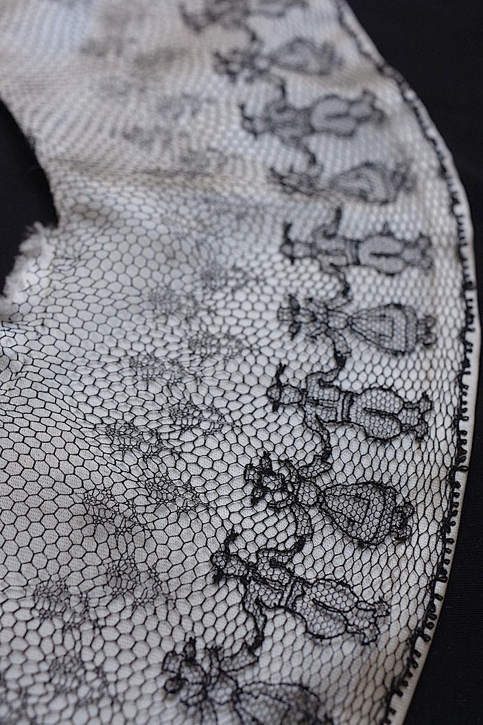 dentelle antique antique lace pleats human pattern