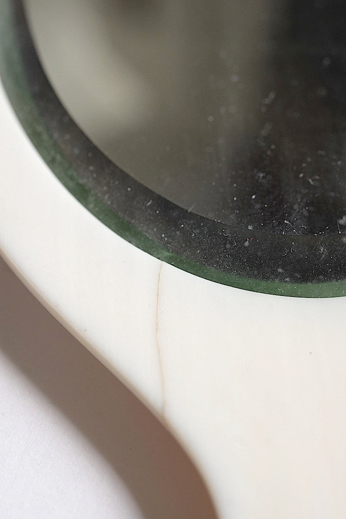 miroir+brosse antique アンティーク鏡 ブラシ .FR a l'epoque