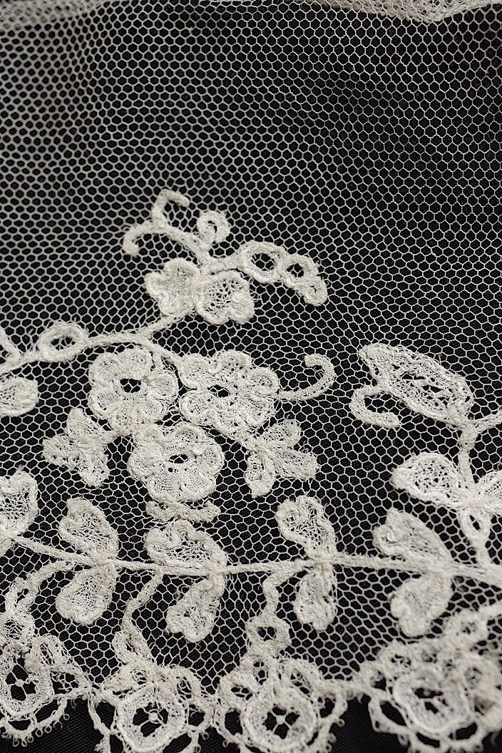 dentelle antique antique lace application angletail 2 pieces