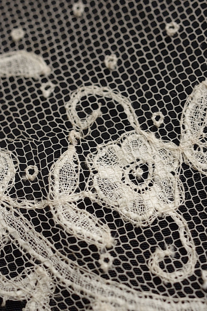 dentelle antique antique lace application angletail 2 pieces