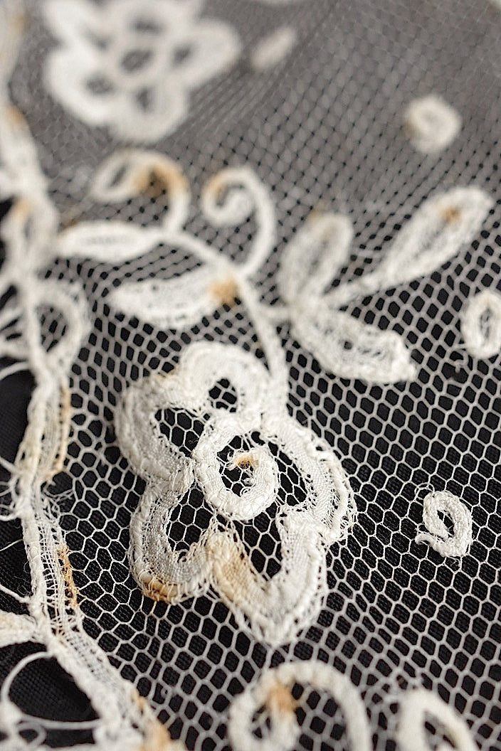 dentelle antique antique lace application angletail 5 pieces