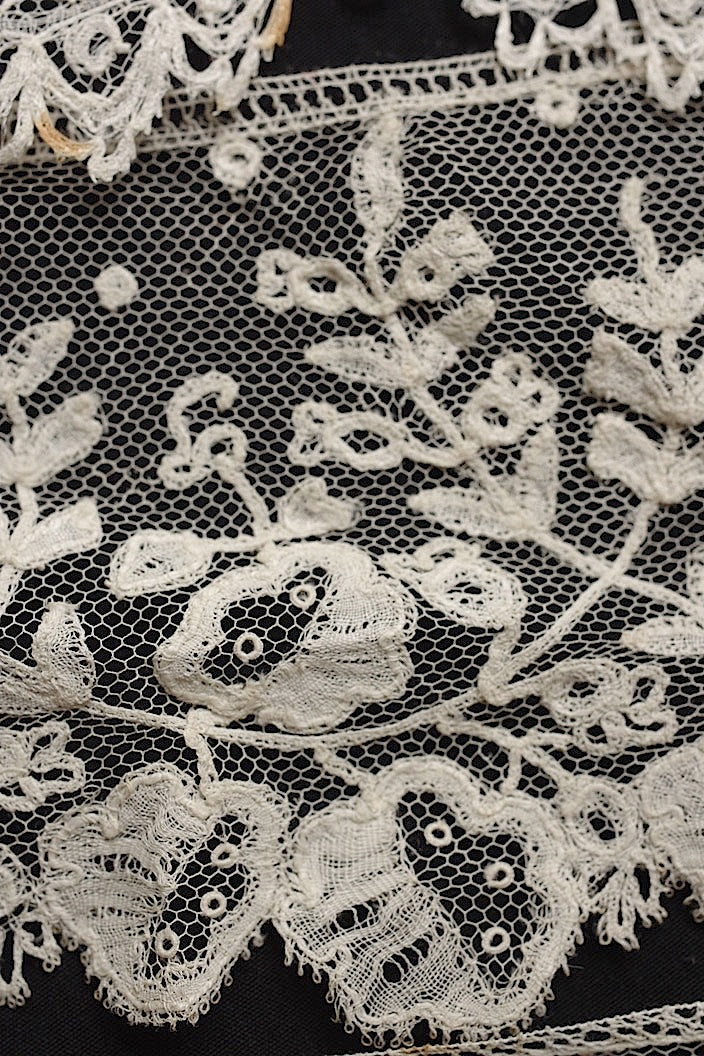 dentelle antique antique lace application angletail 5 pieces