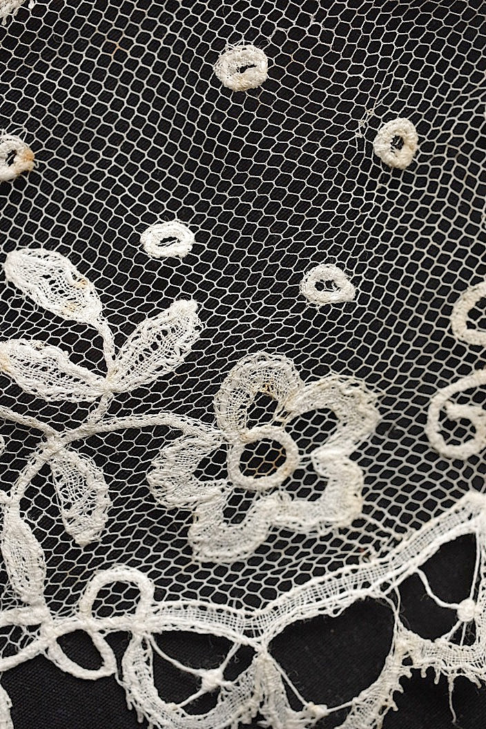 dentelle antique antique lace application angletail 5 pieces