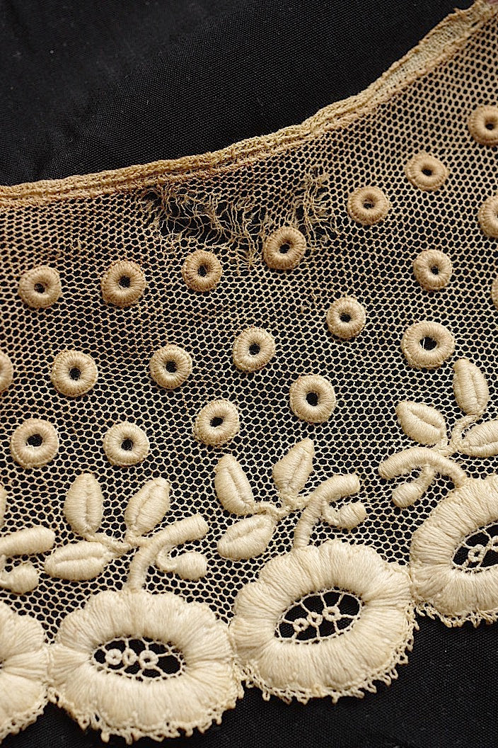 dentelle antique antique lace material for Bruxel etc.