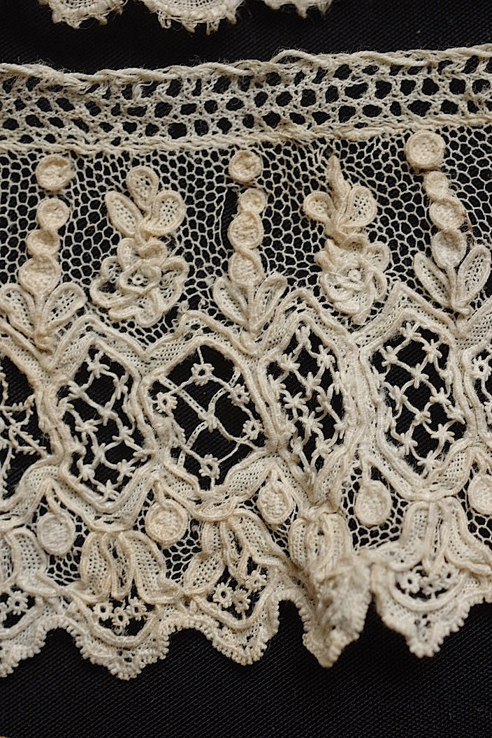 dentelle antique antique lace material for Bruxel etc.
