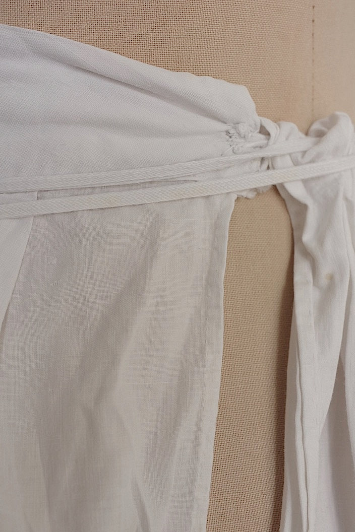 vêtement antique antique cotton lace skirt