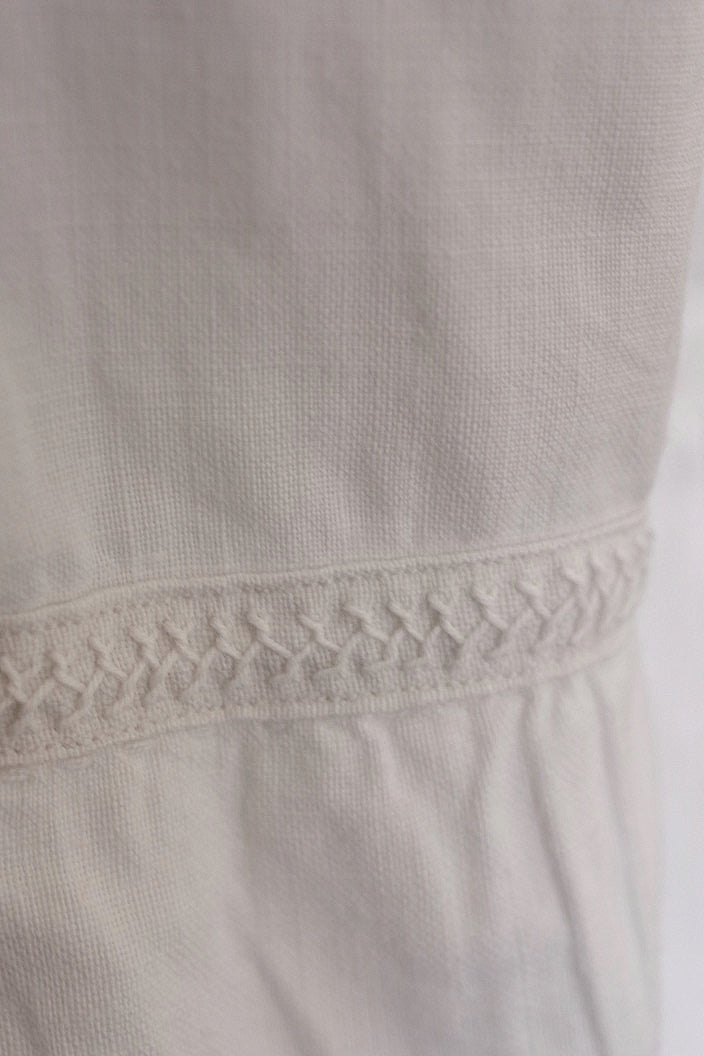 vêtement antique antique cotton lace skirt 2
