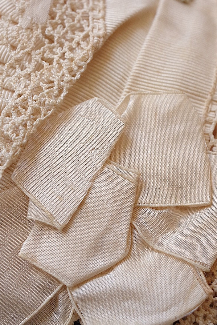 dentelle antique antique lace bonnet2