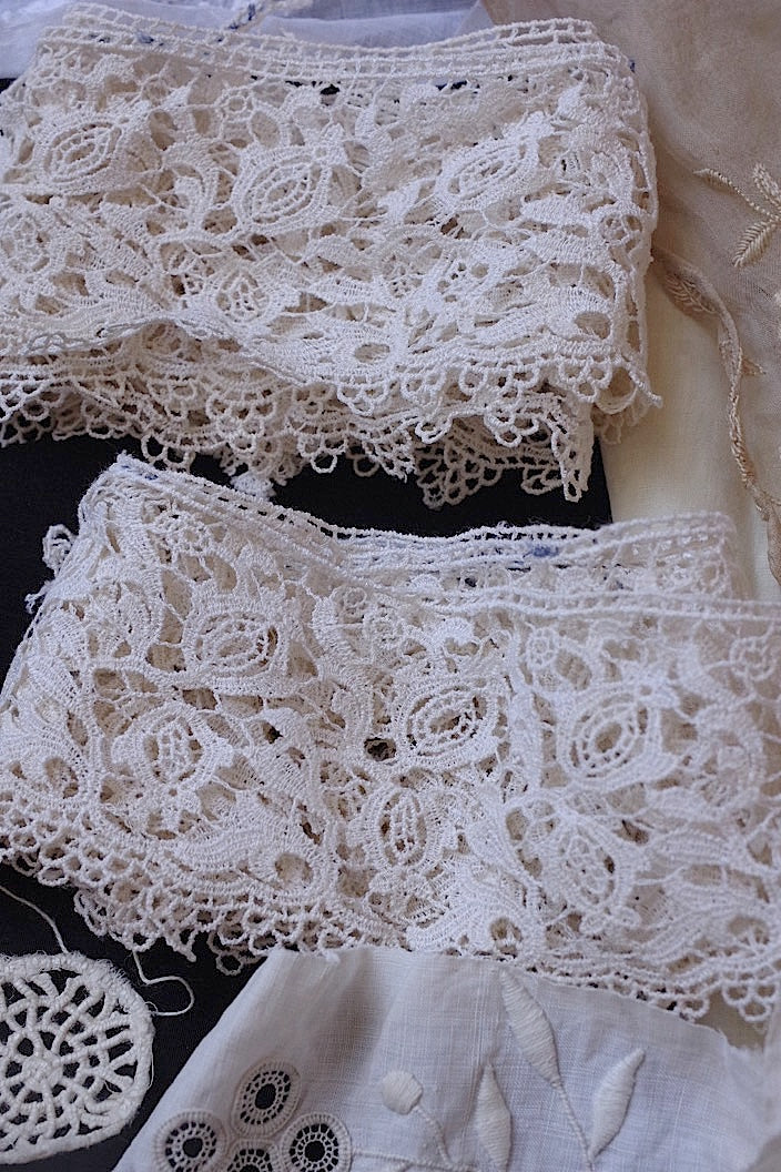 dentelle antique antique lace material 11cm