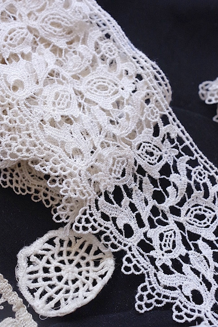 dentelle antique antique lace material 11cm