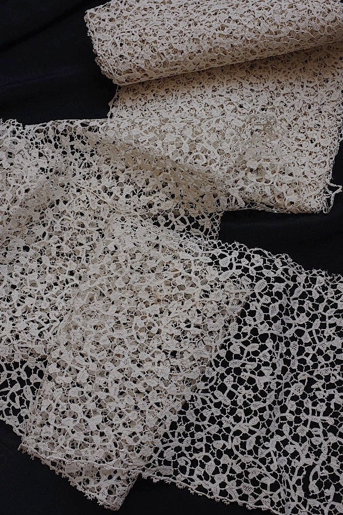 dentelle antique antique lace Flemish 346cm