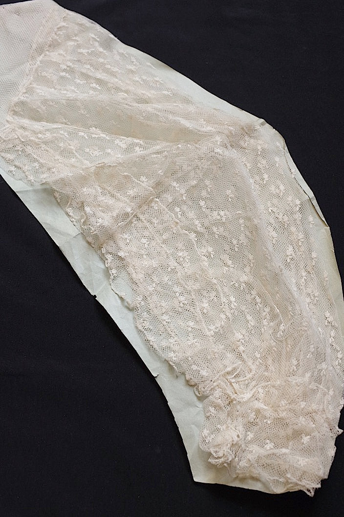 dentelle antique antique lace sleeve collar