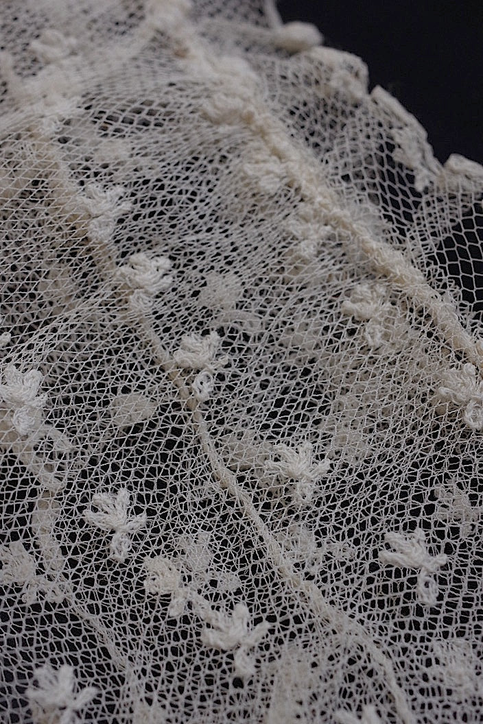 dentelle antique antique lace sleeve collar