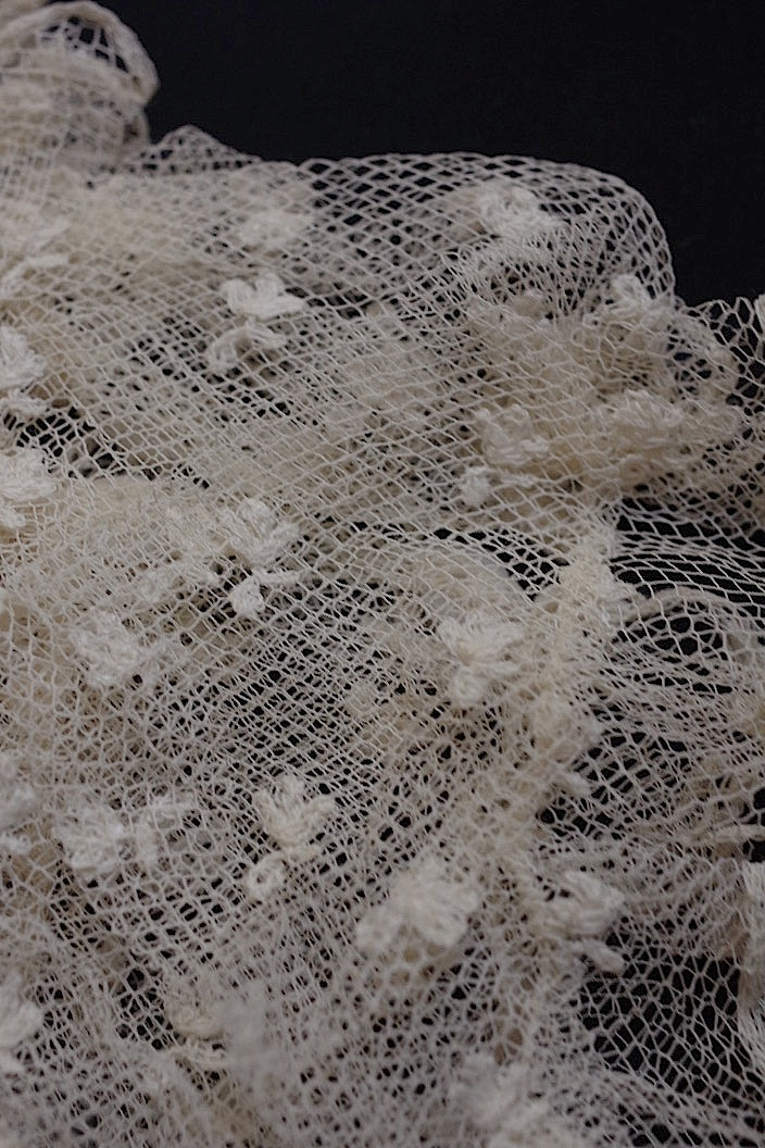 dentelle antique antique lace sleeve collar