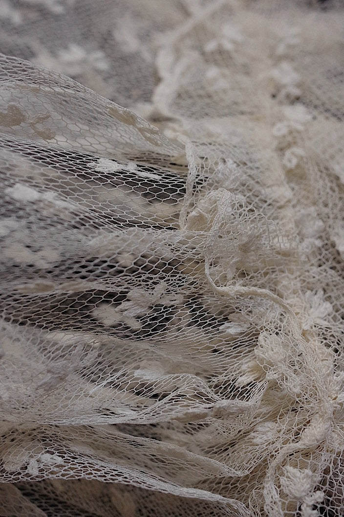 dentelle antique antique lace sleeve collar
