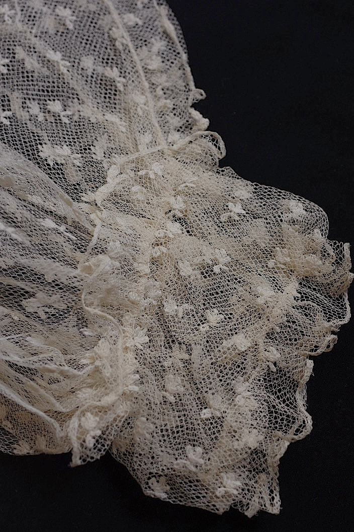 dentelle antique antique lace sleeve collar