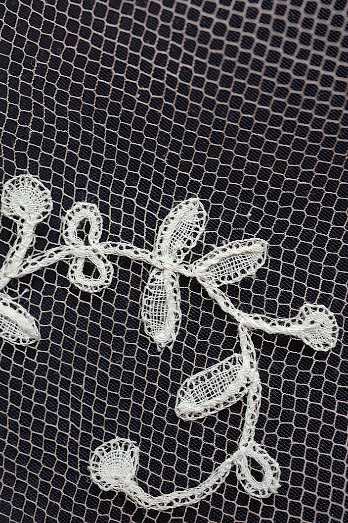 dentelle antique アンティークレース アプリカッションアングレテール ベール