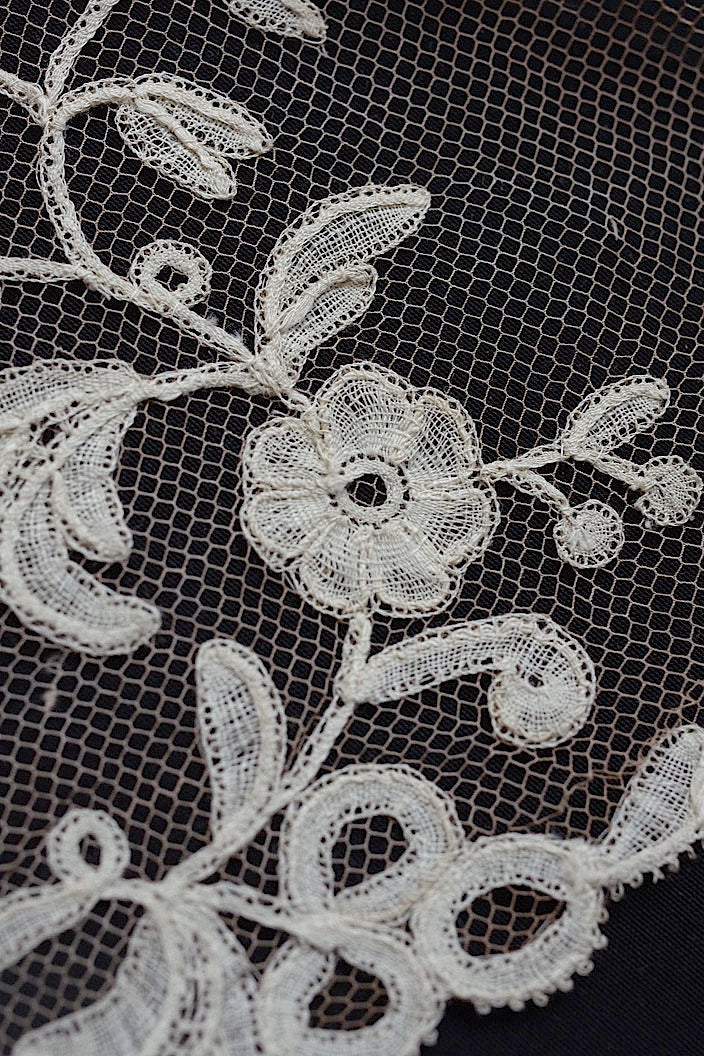 dentelle antique アンティークレース アプリカッションアングレテール ベール