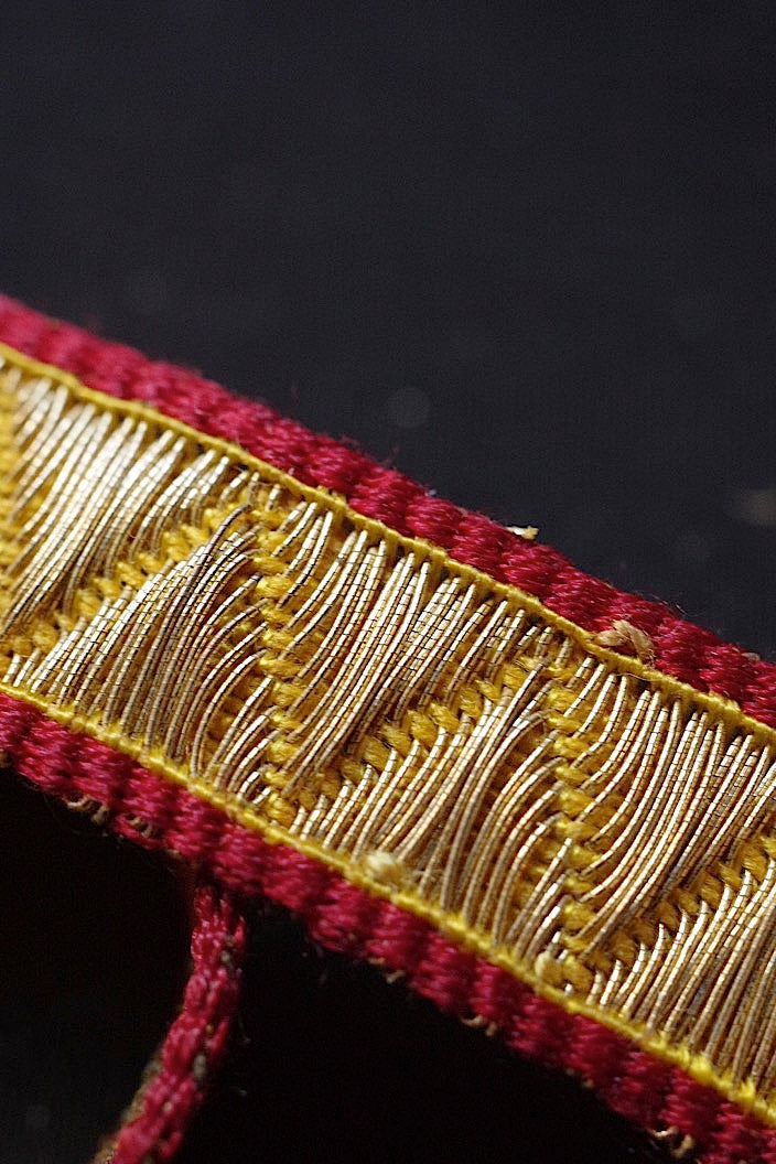 ruban antique アンティーク教会メタルテープ 225 219 68cm .FR a l'epoque