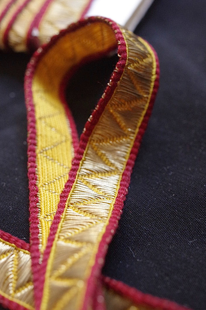 ruban antique アンティーク教会メタルテープ 225 219 68cm .FR a l'epoque