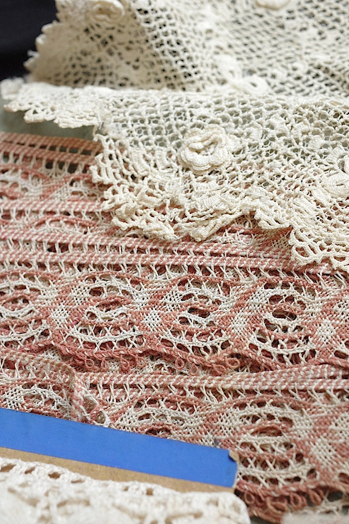 dentelle antique アンティークレース 箱入りlots3