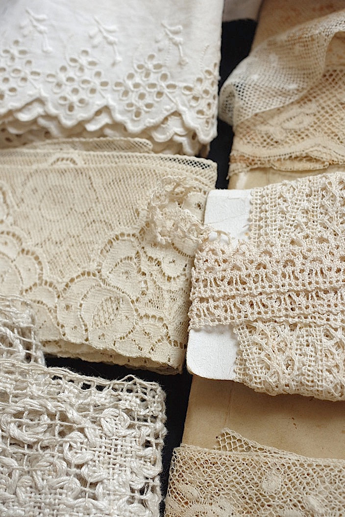 dentelle antique アンティークレース 箱入りlots3