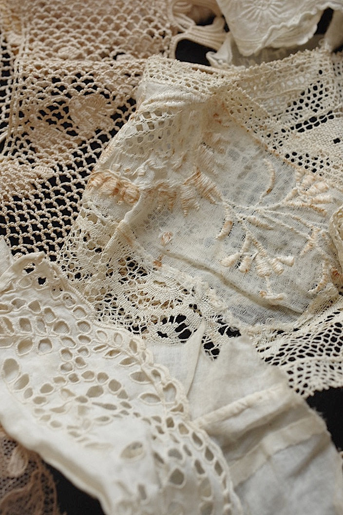 dentelle antique アンティークレース 箱入りlots3