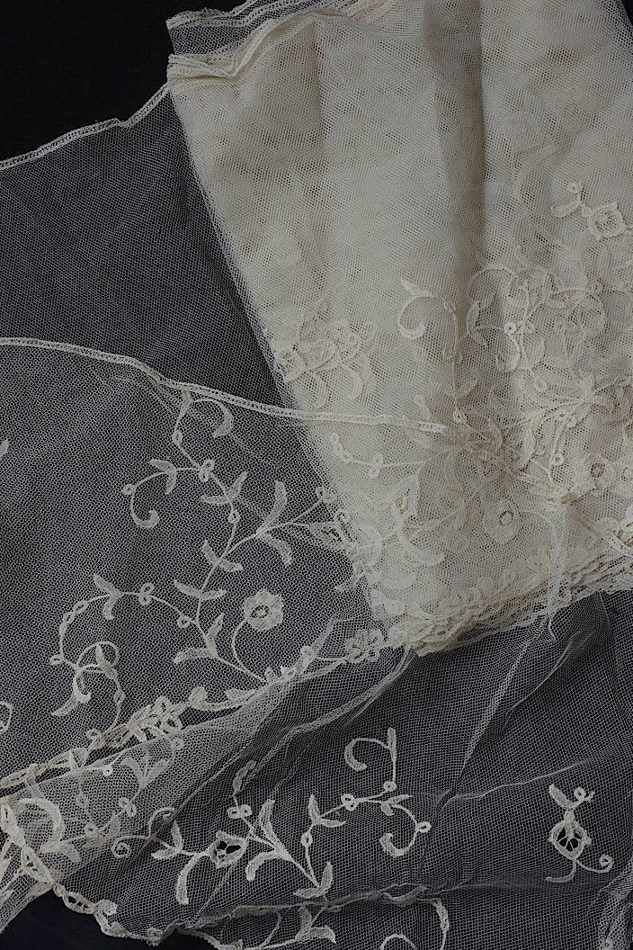 dentelle antique アンティークレース 大幅 アプリカッションアングレテール